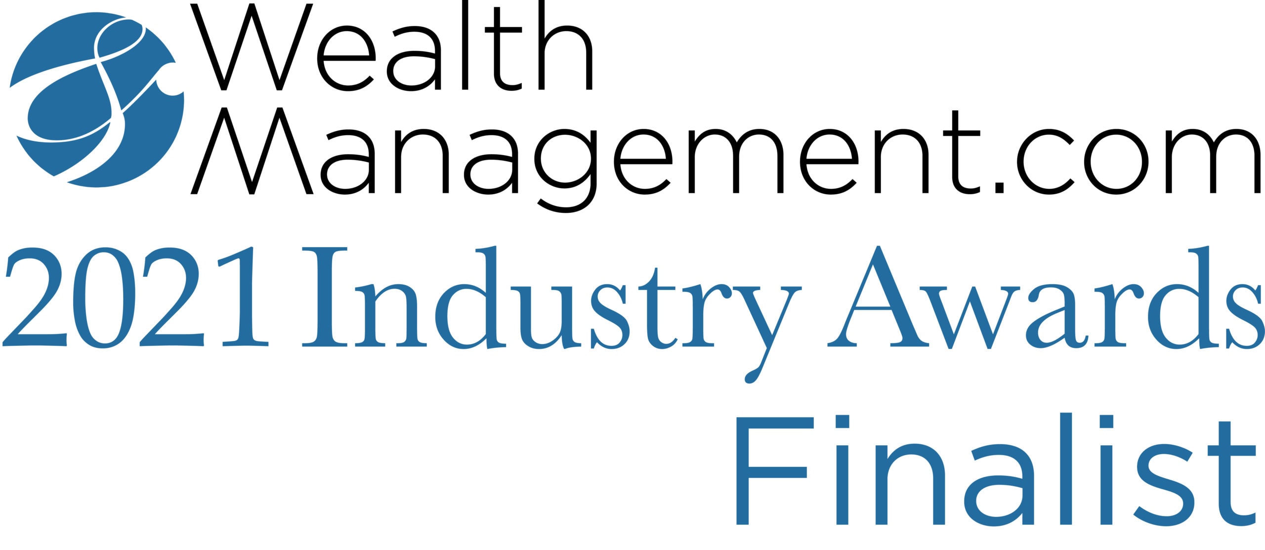 2021 Official WealthManagement Finalist Logo White Best Socially Responsible Investing (SRI) / Impact Investing*