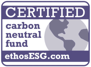 Certified Carbon Neutral Fund Logo CHGX was the first ETF to be recognized by EthosESG for becoming carbon neutral.*